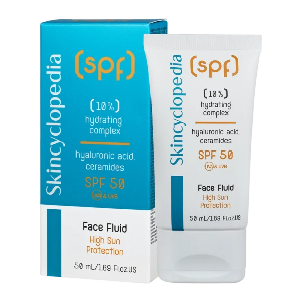 Fluide Visage SPF 50 Protection solaire 10% de complexe hydratant 50 ml