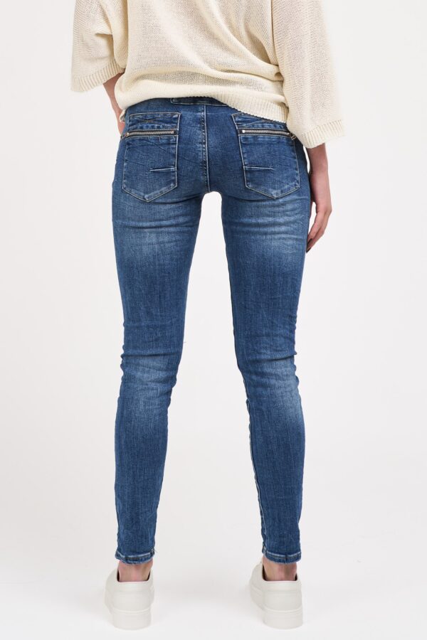 jean stretch bouton dos