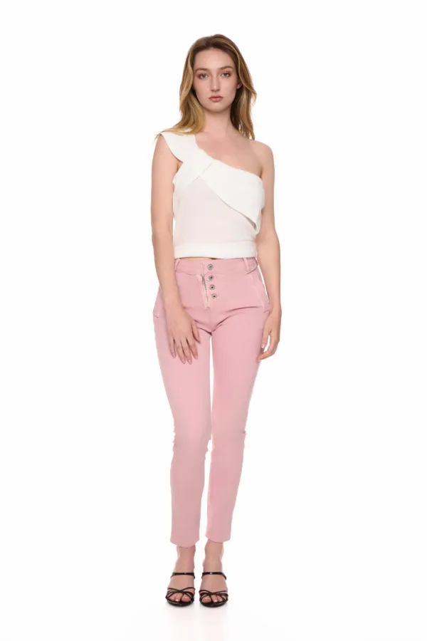 Jean Stretch Bouton