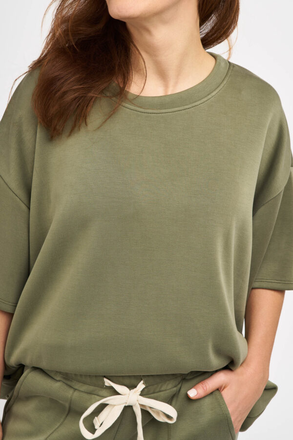 top oversize kaki
