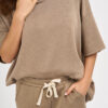 top oversize taupe