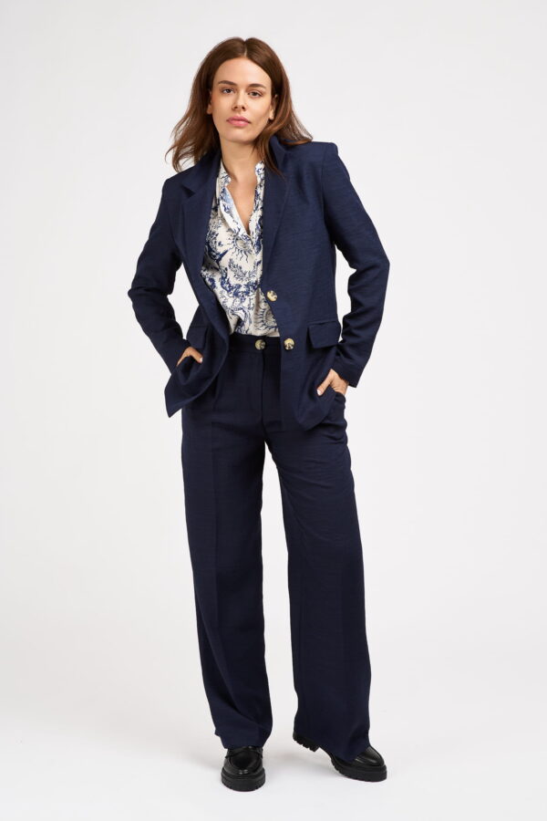 veste costume à bouton navy