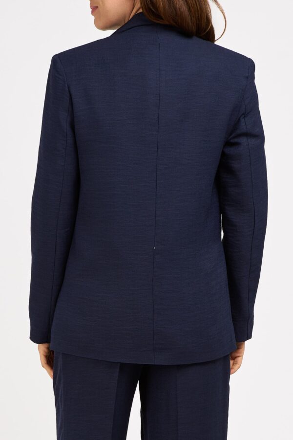 veste costume à bouton navy dos