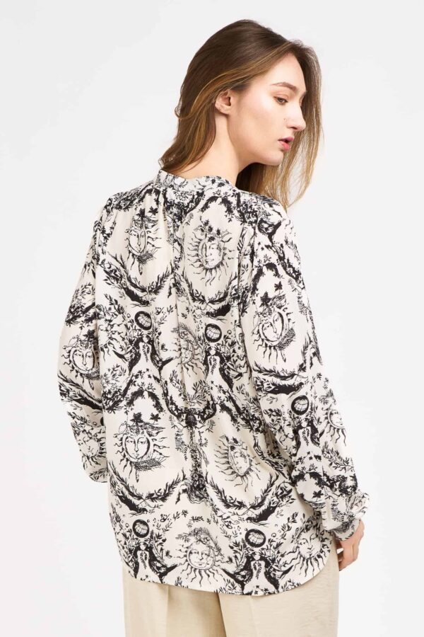 Blouse imprimée soleil