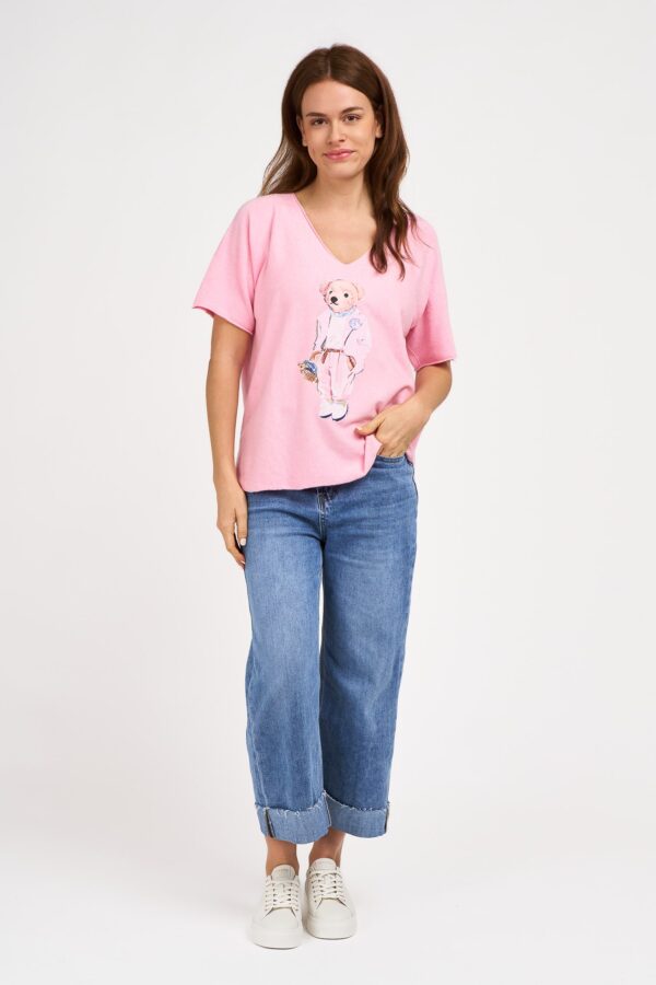 tee shirt nounours rose