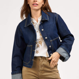 Veste en jean poche