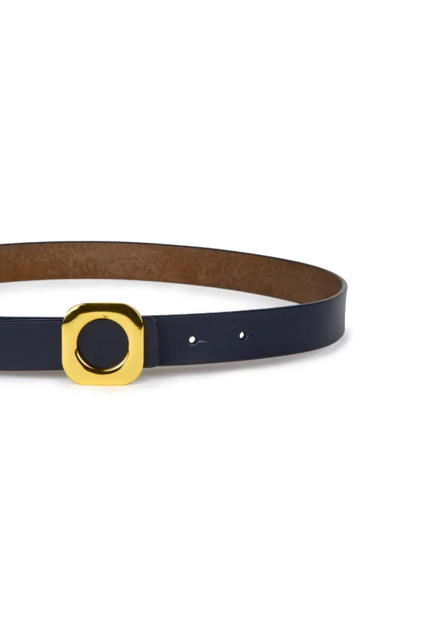 Ceinture en cuir à boucle ronde - 2,5cm – Image 5