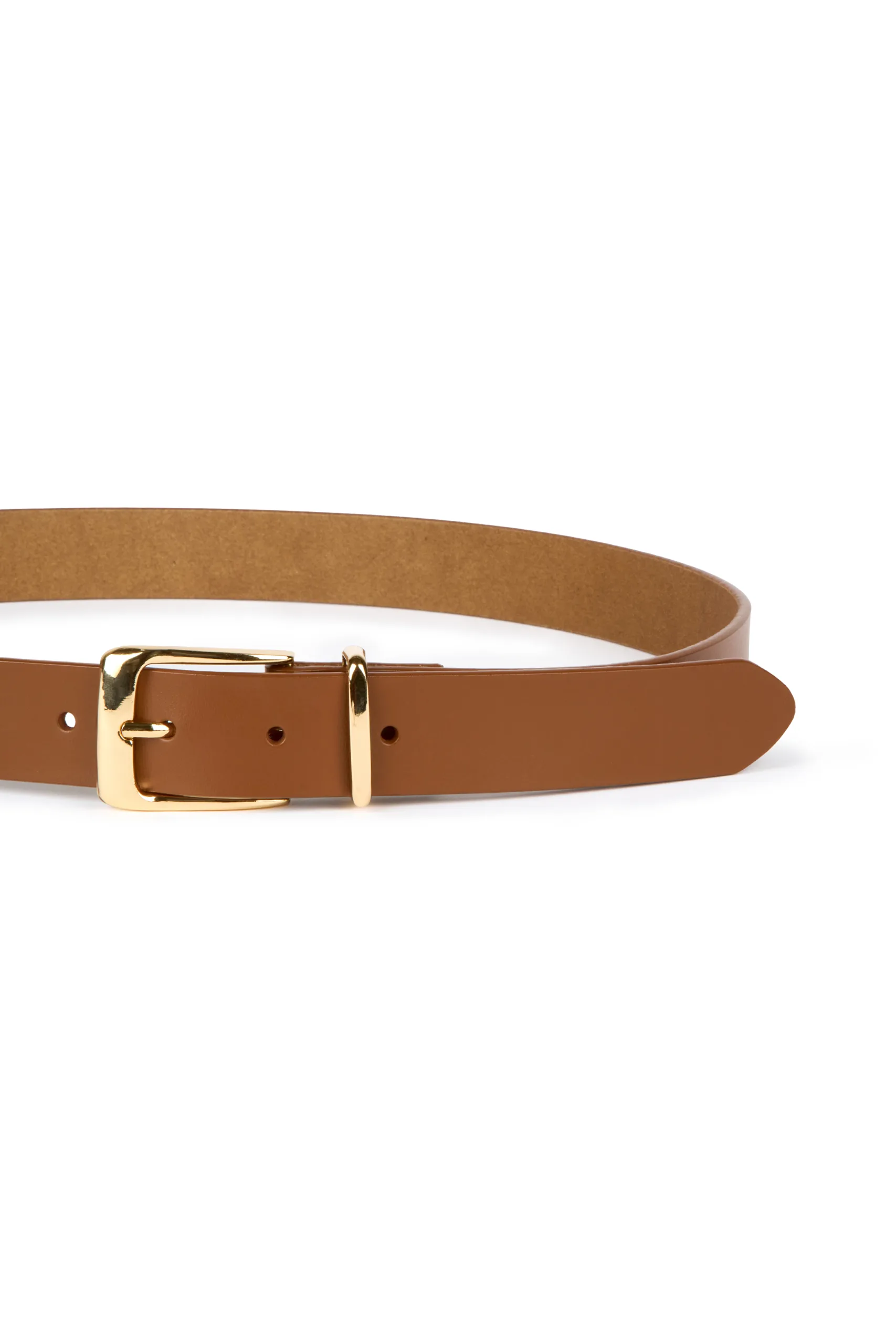 CEINTURE MARRON BOUCLE NORMAL OR_3