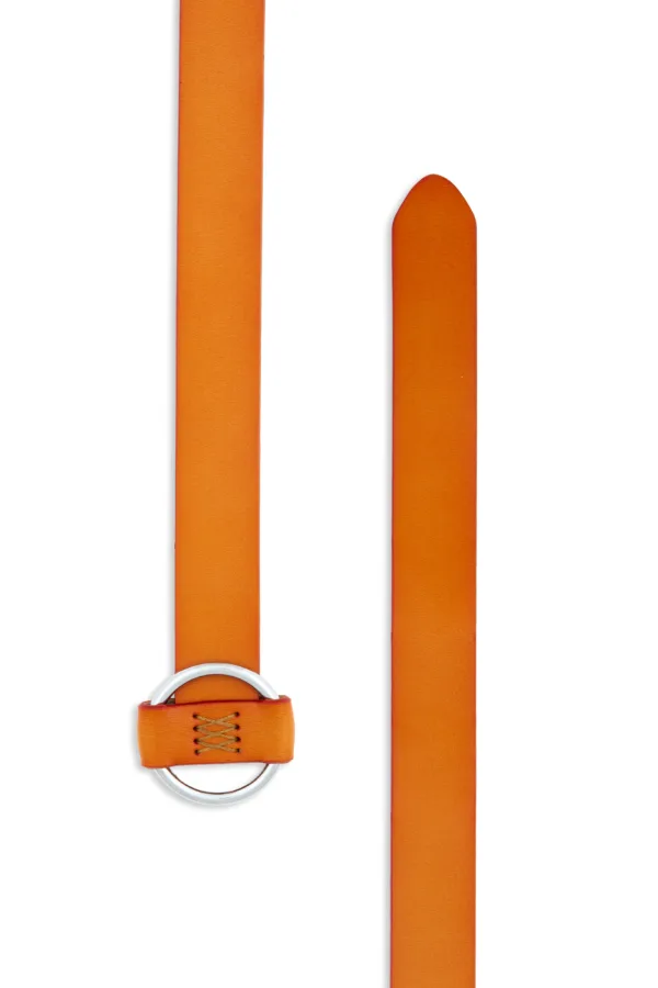 Ceinture en cuir à boucle anneau - 3cm – Image 4