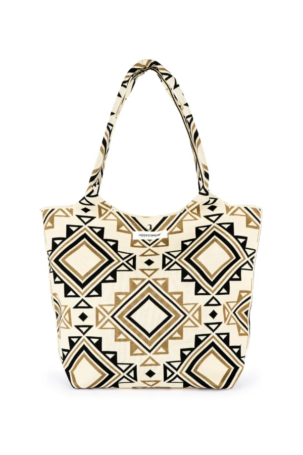 Sac à main à imprimé losange – Image 2