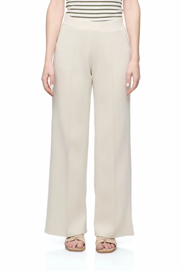 Pantalon large surpiqué Essentiel – Image 3