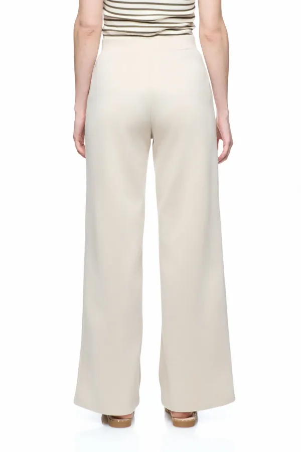 Pantalon large surpiqué Essentiel – Image 4