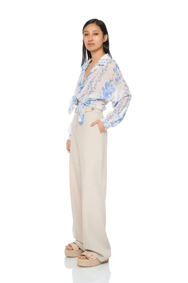 Chemise imprimée lurex – Image 4