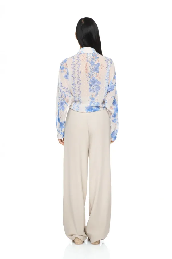 Chemise imprimée lurex – Image 2