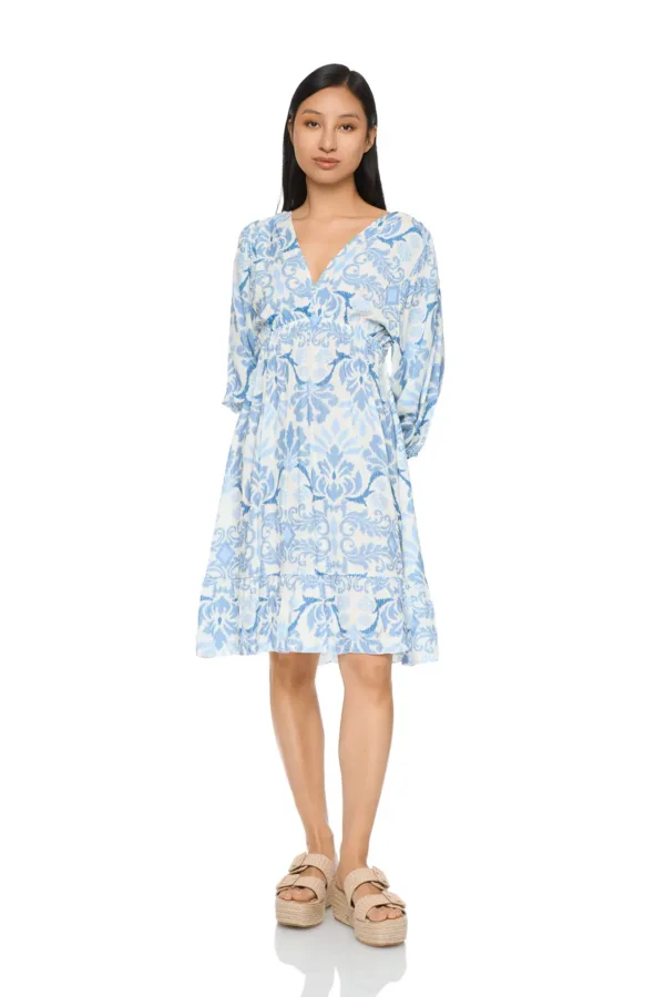 Robe courte imprimée