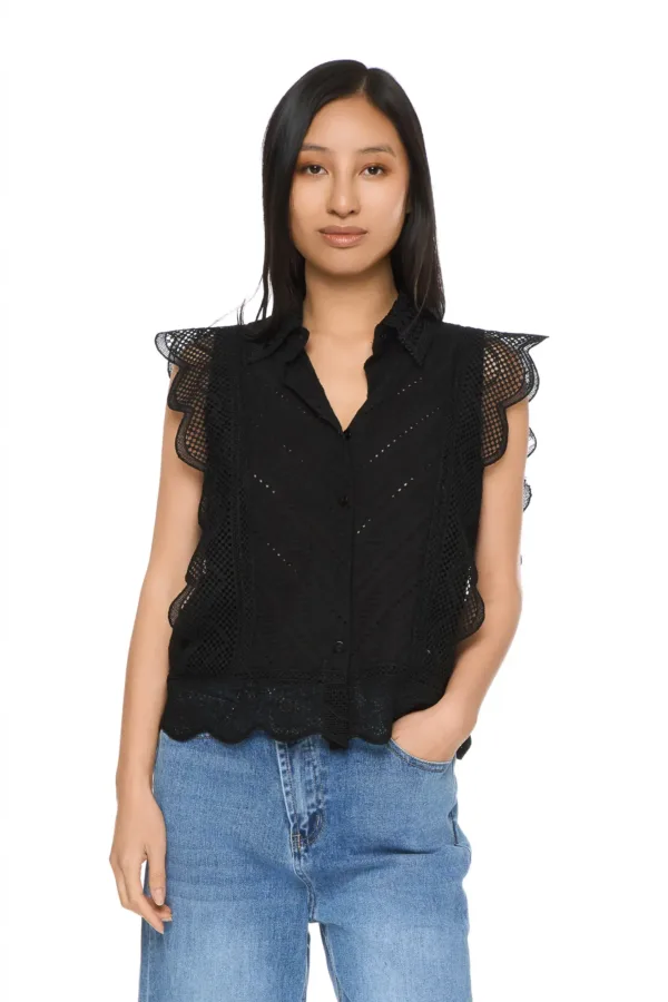 Top avec broderie – Image 2