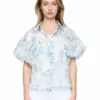 Chemise imprimée avec détails brodés – Image 2
