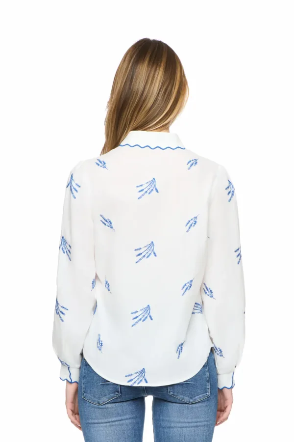 Chemise en coton brodée – Image 4