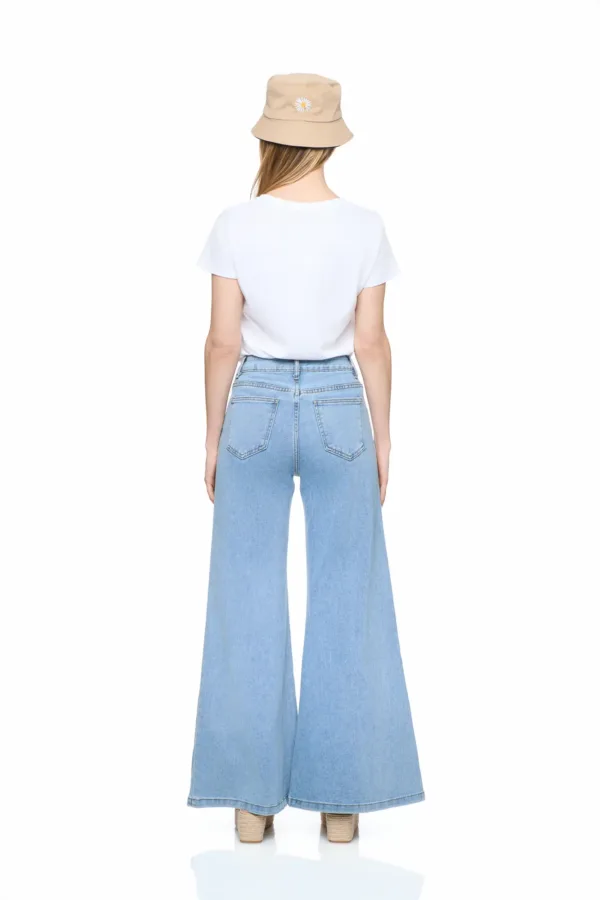 Jean Flare Délavé – Image 3