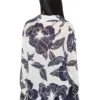 Blouse imprimée avec lacets – Image 4
