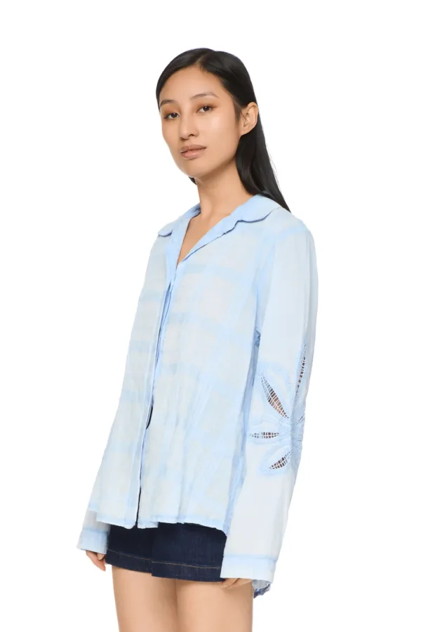 Chemise brodée manches – Image 3