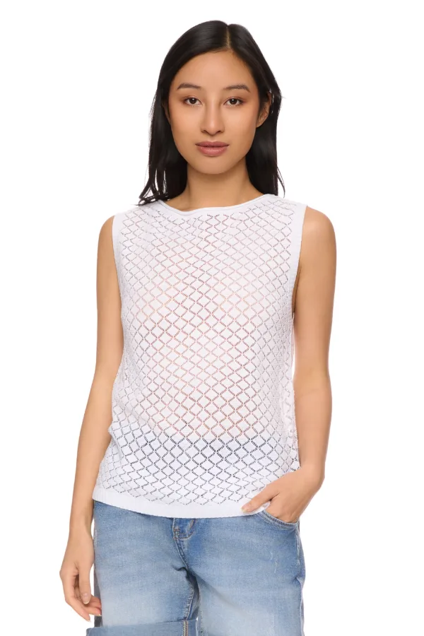 Débardeur en crochet