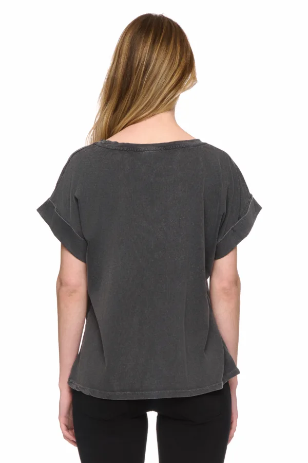 T-shirt délavé soho – Image 4