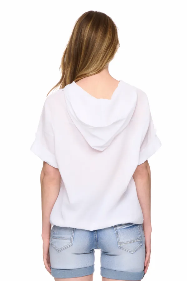 Gilet à capuche en coton – Image 4