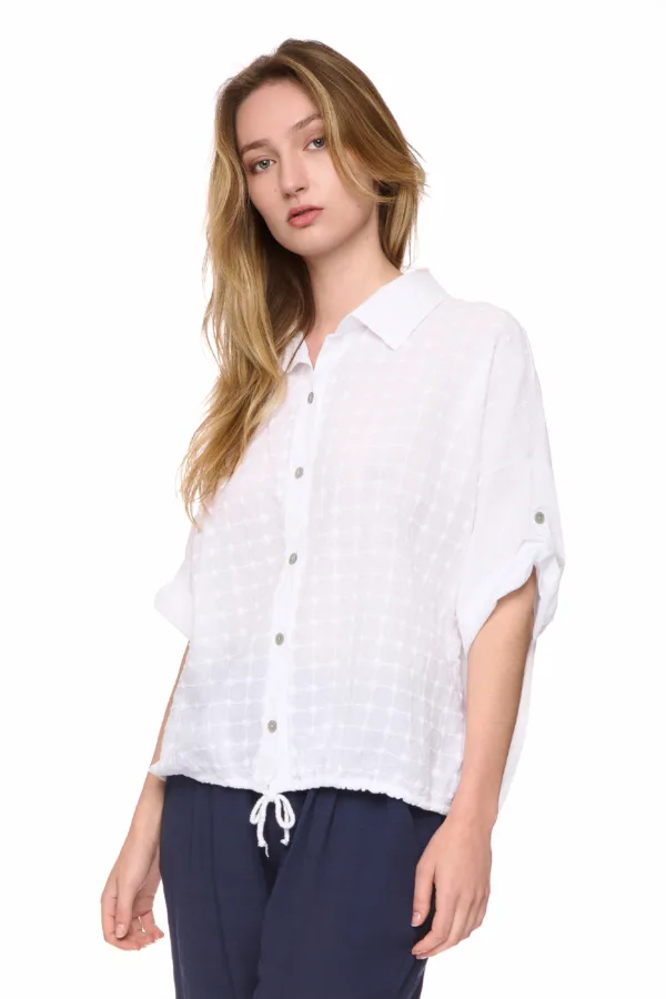 Chemise en coton brodé – Image 3