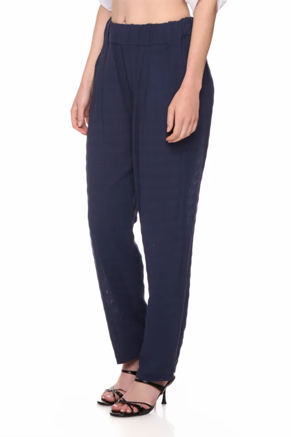 Pantalon à pinces en coton – Image 3