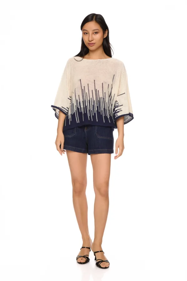 Pull oversize bicolore – Image 3